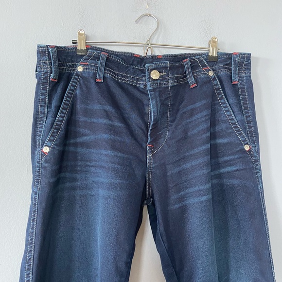 True Religion Jogger Style Jeans with Flap Pockets Size 36 - Picture 4 of 8